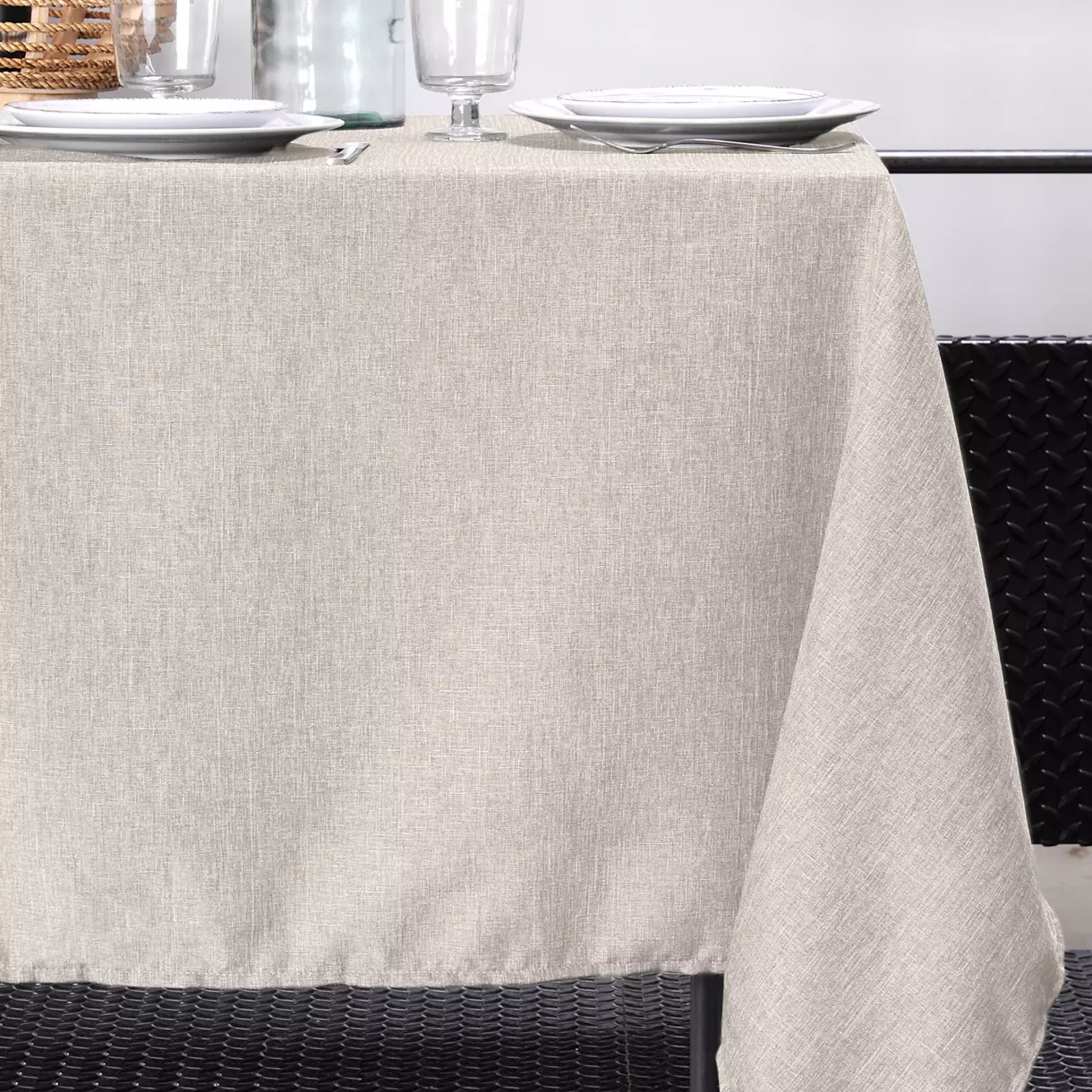 Mantel rectangular (L200 cm) Bea Lino 1