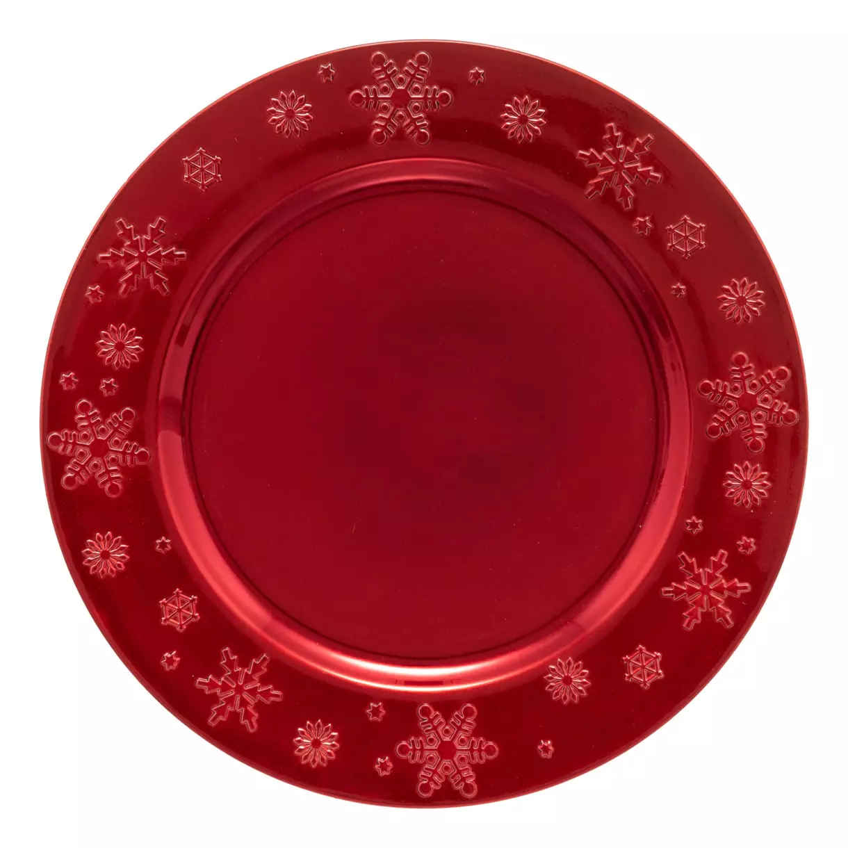 Lote de 12 platillos Copos Rojo 1