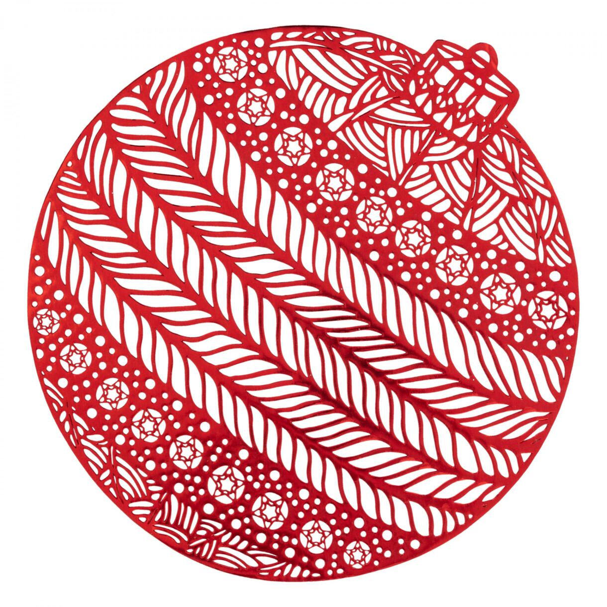 Mantel individual Boule Rojo
