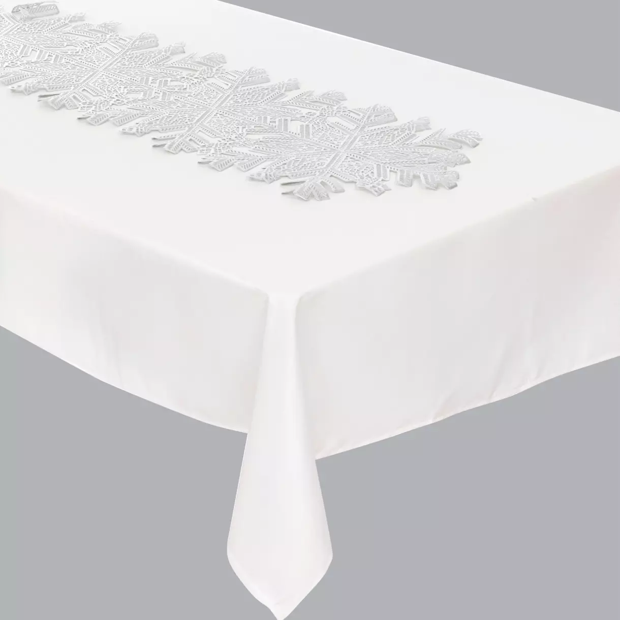Camino de mesa Crystal Plata