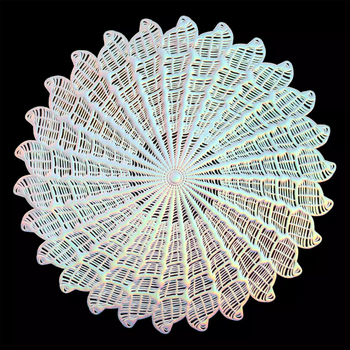 Placemat Coquillage zilver 1
