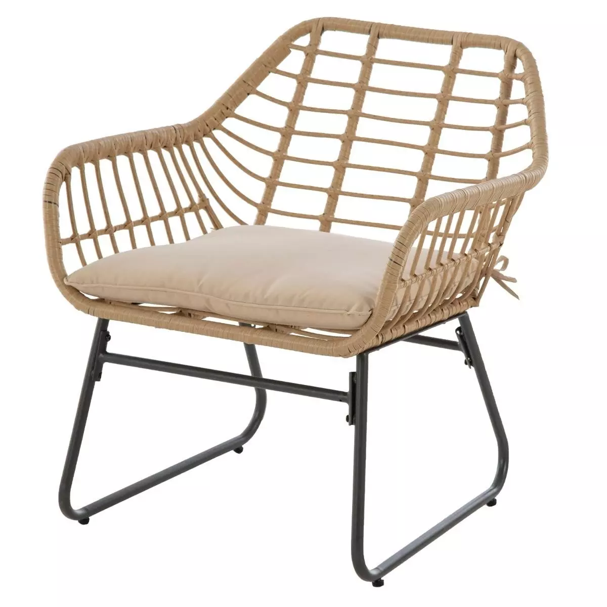 Conjunto de muebles de jardín Algarve Beige Natural - 4 plazas 6