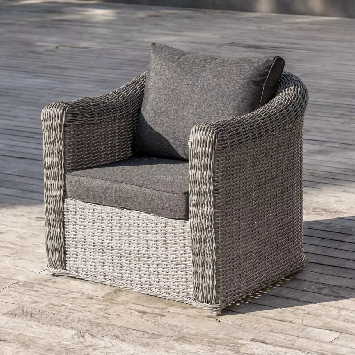 Fauteuil de jardin Calvi - Gris 1