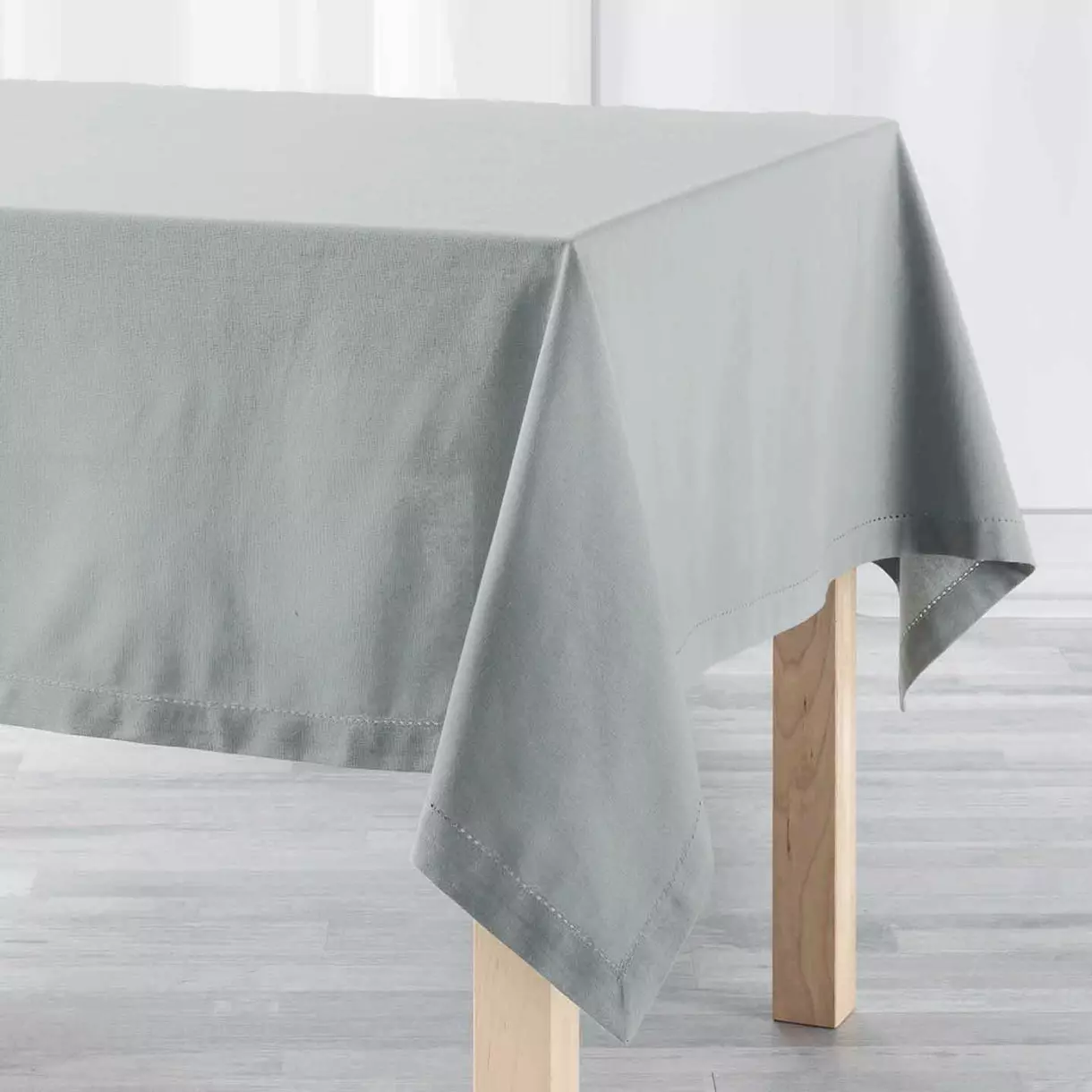 Mantel rectangular (L240 cm) Charline Gris 1