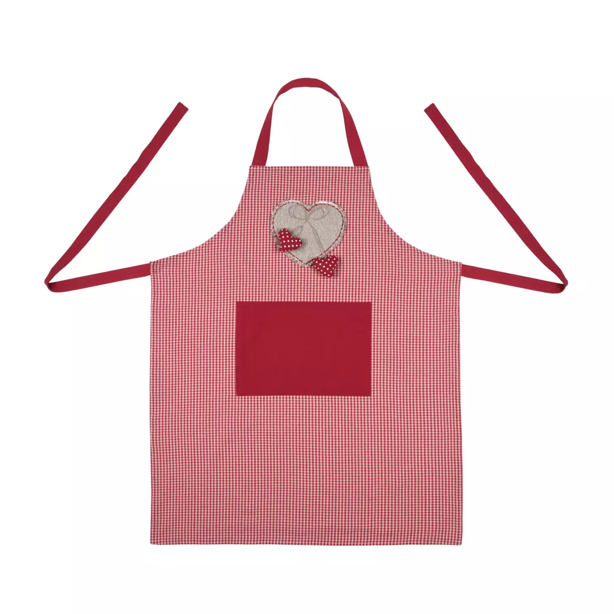 Tablier de cuisine avec poche Marianne Rouge 1