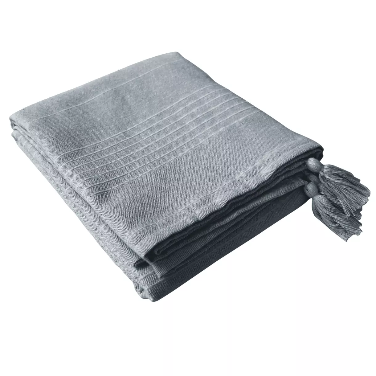 Tafelkleed rechthoekig gerecycled katoen (L240 cm) Bombay Grijs 6