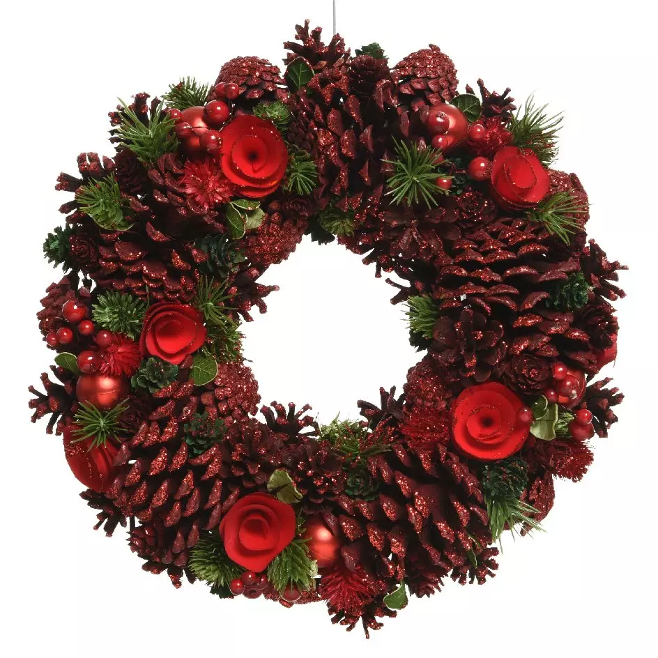 Corona de Navidad decorada Fallopia 1