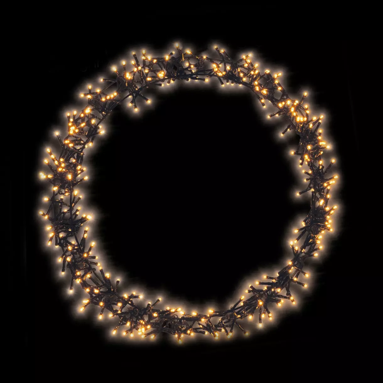 Couronne de Noël lumineuse 400 LED Blanc chaud 1
