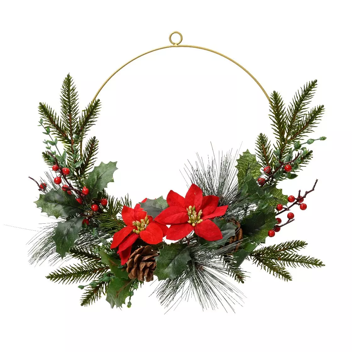 Couronne de Noël Fleur d'hiver 1
