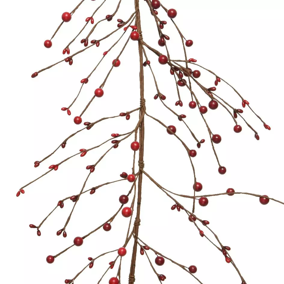 Guirlande décorée Célya Rouge 1