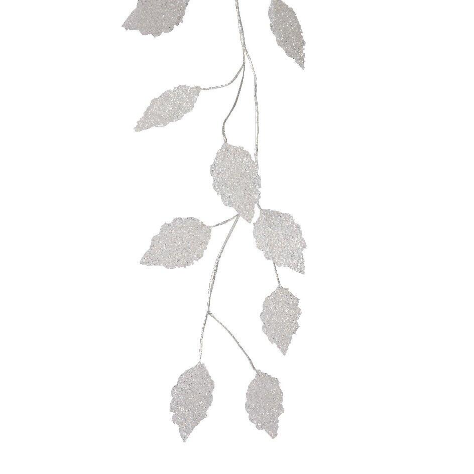 Ghirlanda di foglie strass 1
