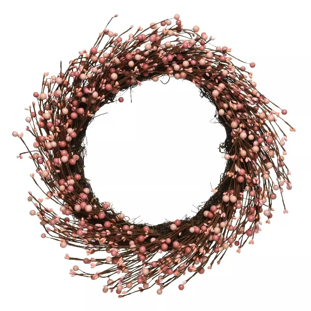 Corona di Natale Stélina Rosa 1