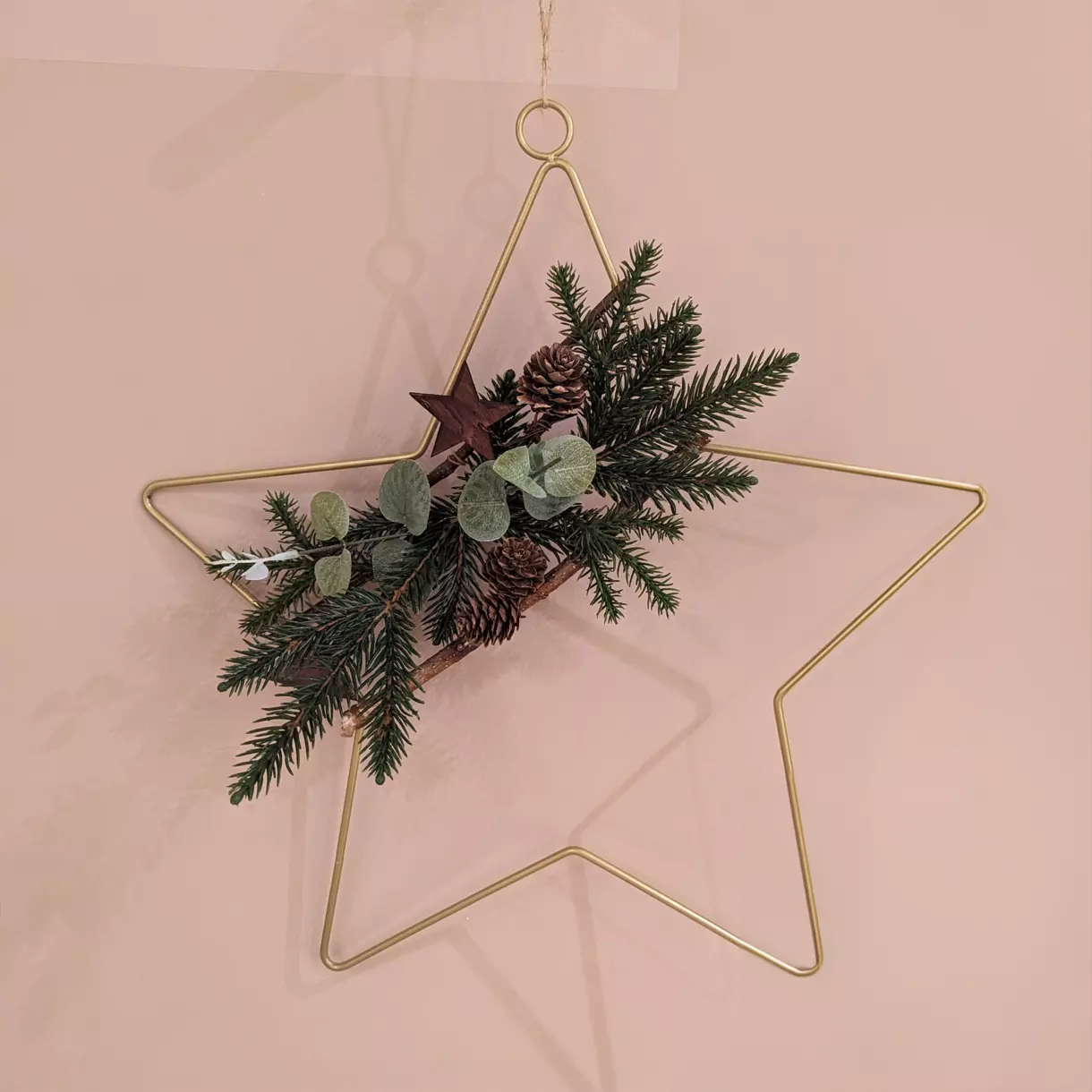 Couronne de Noël Etoile Verti 1