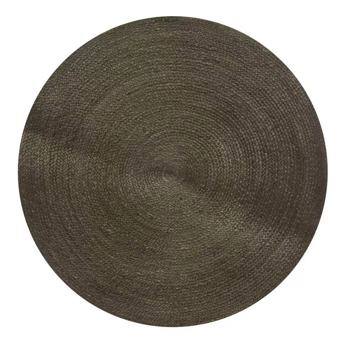 Tapis jute (D115 cm) Lour Vert kaki 1