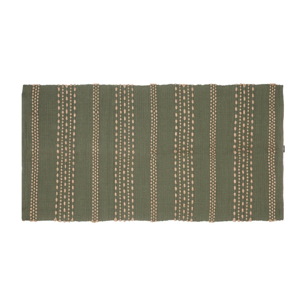 Teppich aus Baumwolle und Jute (140 cm) Bota Khaki 1