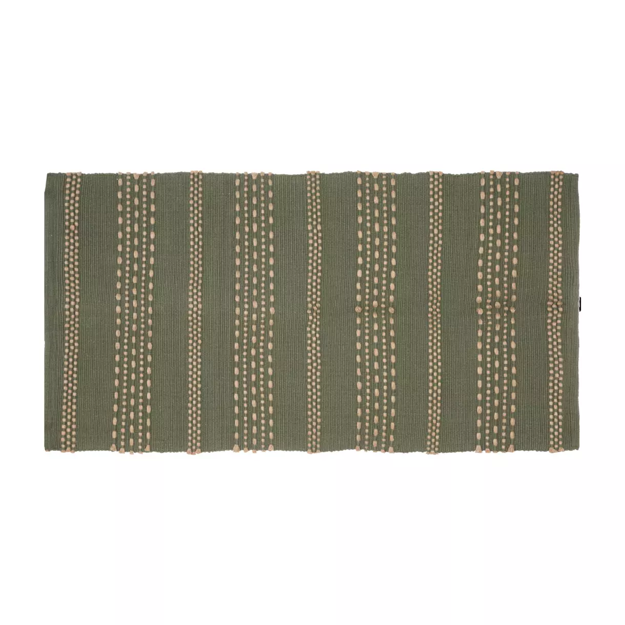 Tapis coton et jute (140 cm) Bota Vert kaki 1