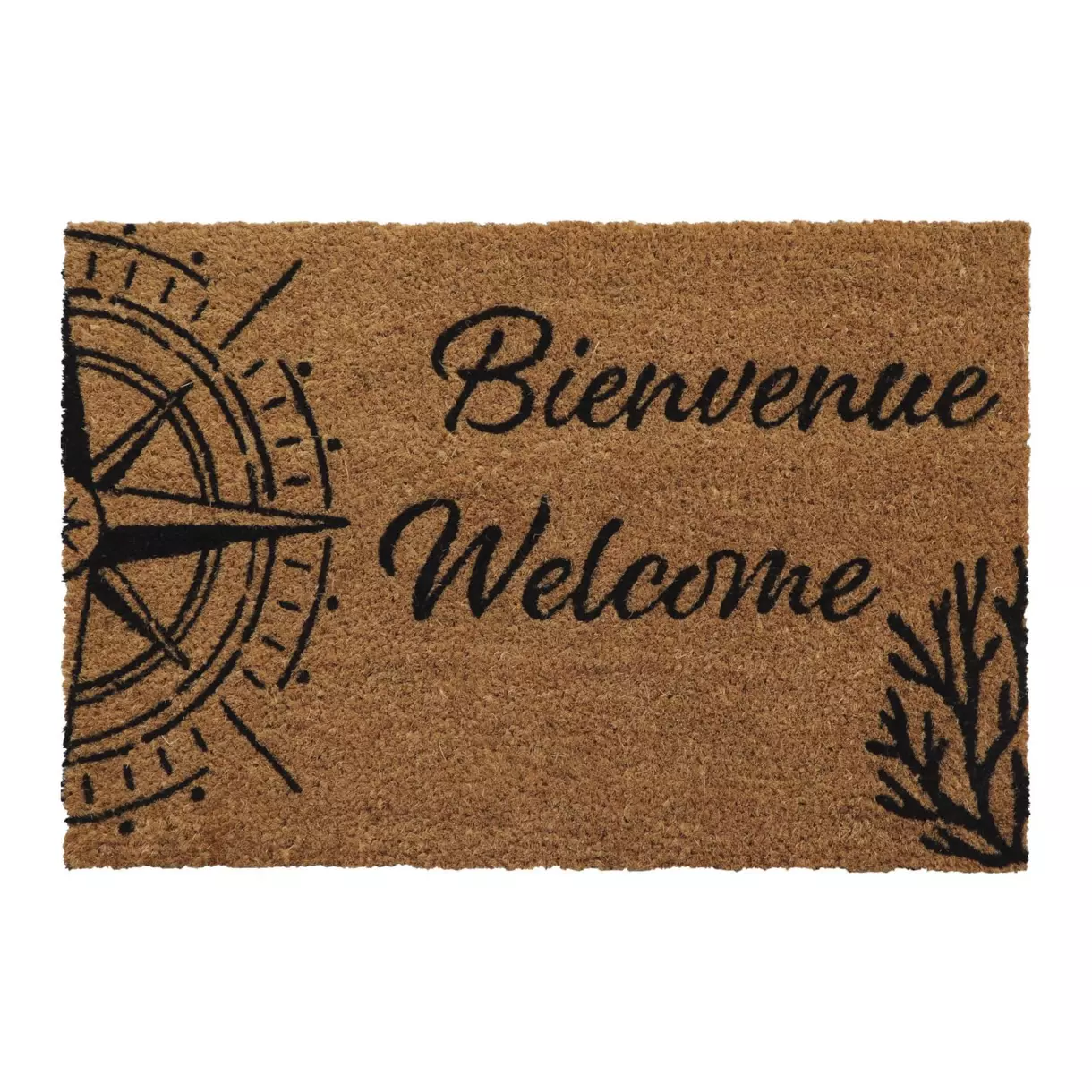 Paillasson Coco (60 cm) Welcome Noir 1