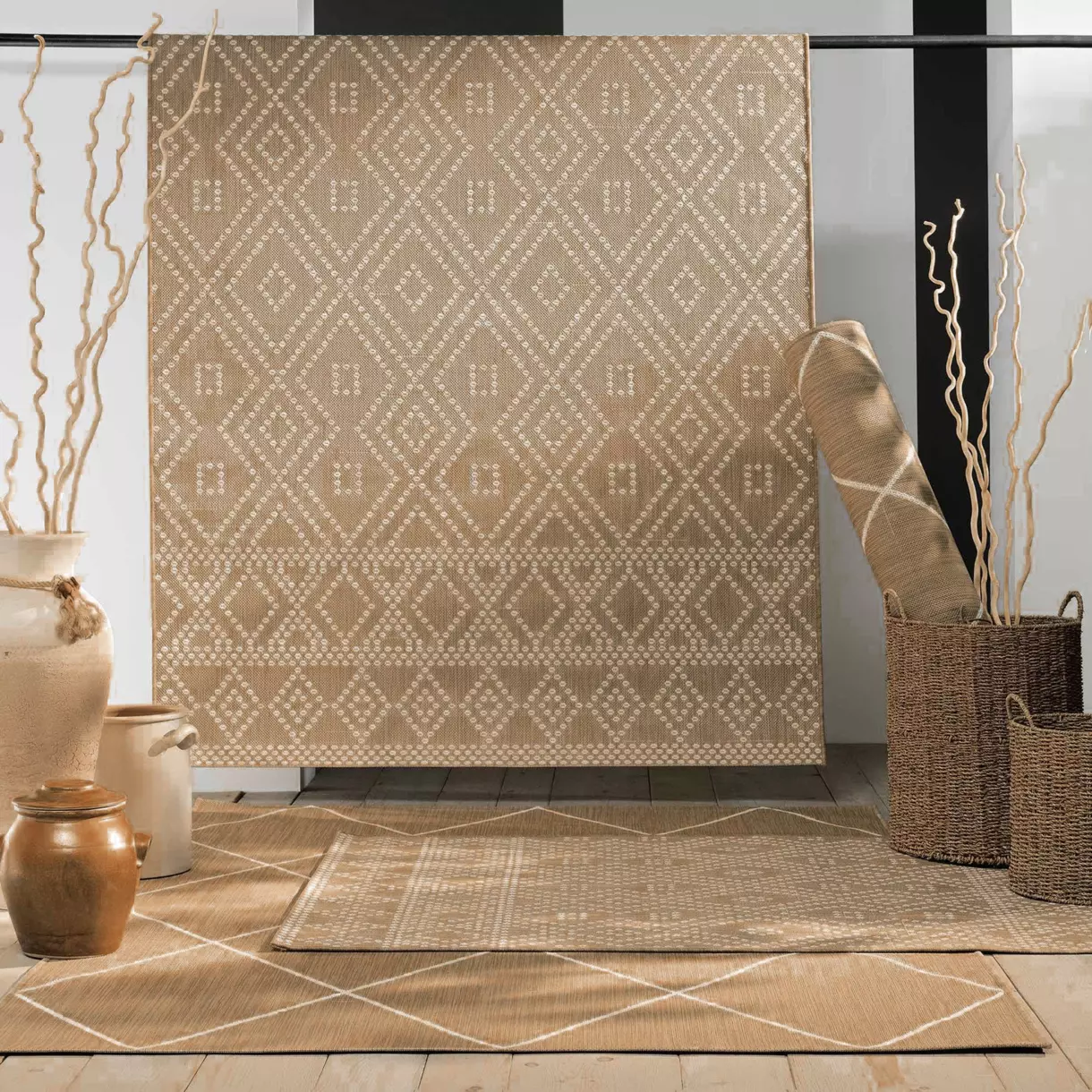 Teppich (170 cm) Tania Beige