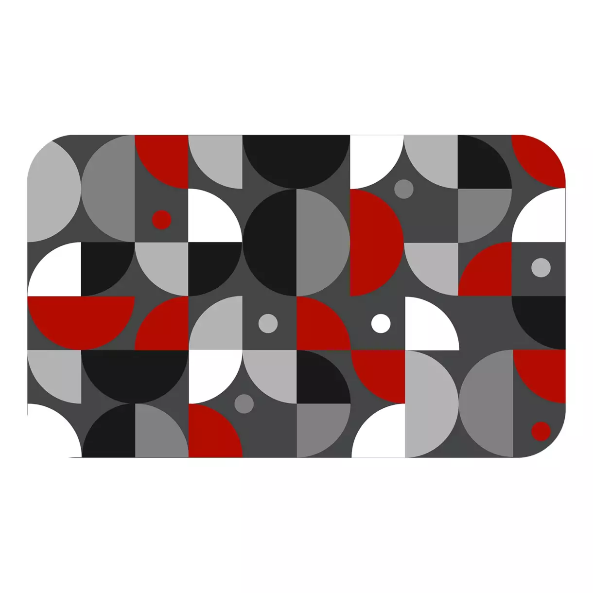 Alfombra (75 cm) Graphism Rojo 1