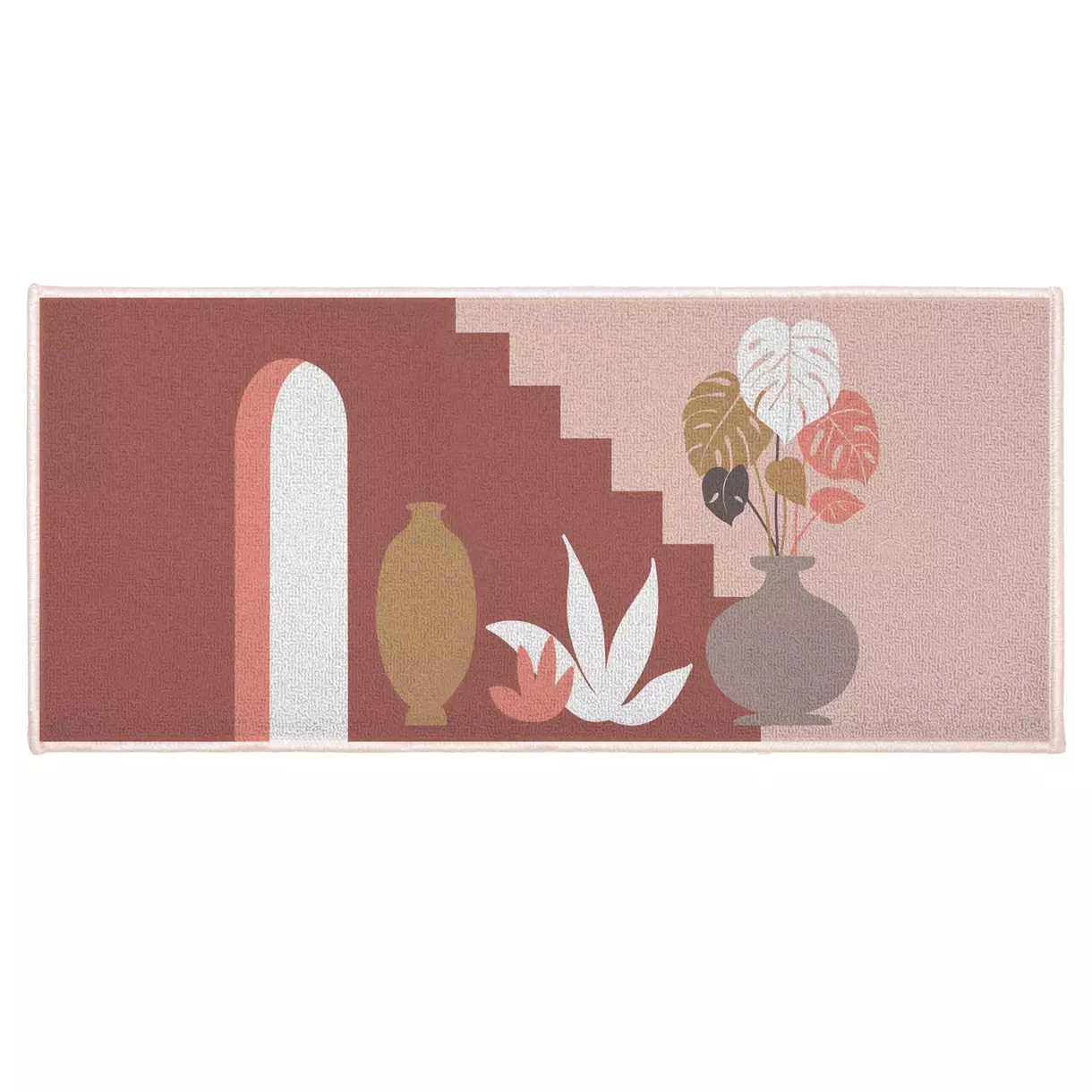 Alfombra multi-usos (120 cm) Terralina Rosa 1