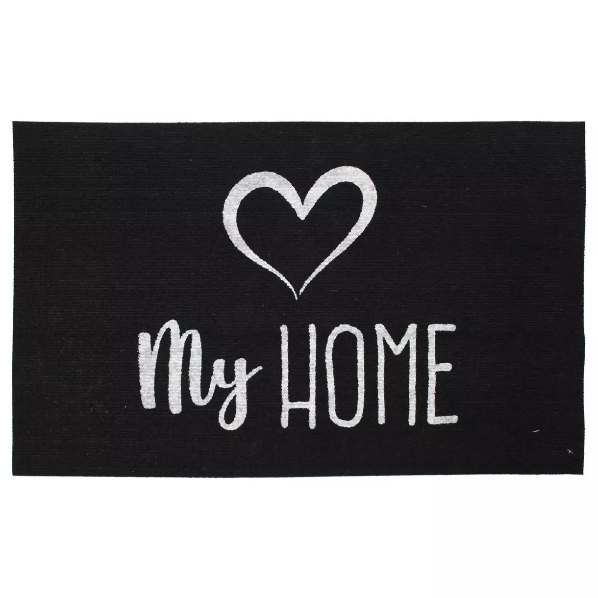 Glow in de dark deurmat  (70 cm) My home Zwart 1