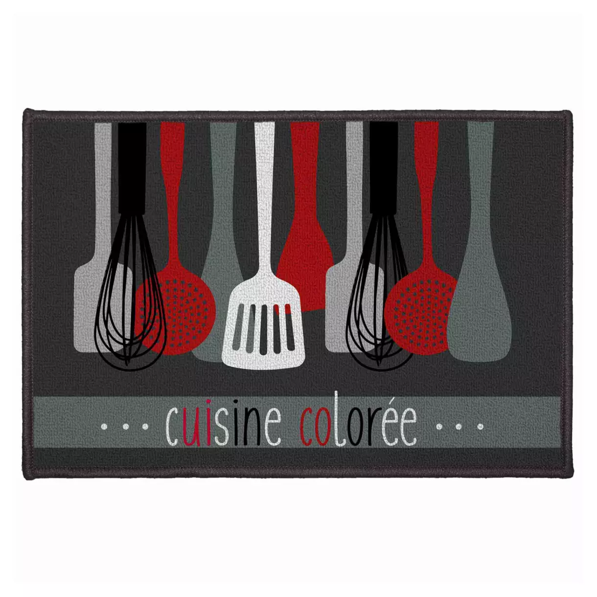 Tapis multi-usage (60 cm) Cuisinette Rouge 1