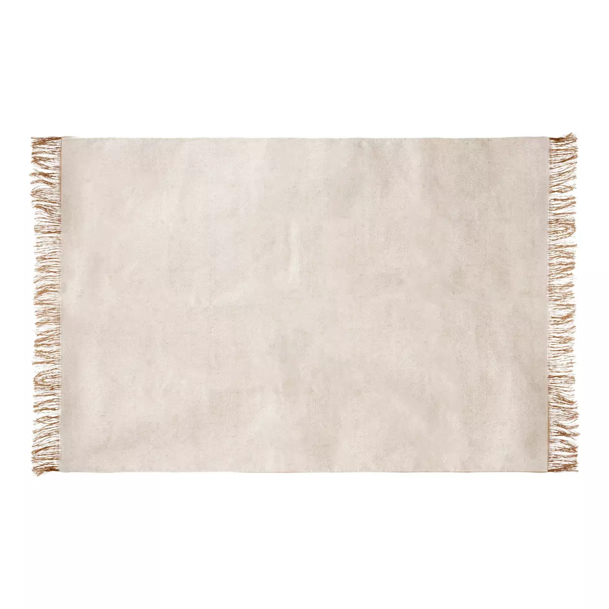 Tapis coton et jute (170 cm) Bota Ivoire 1
