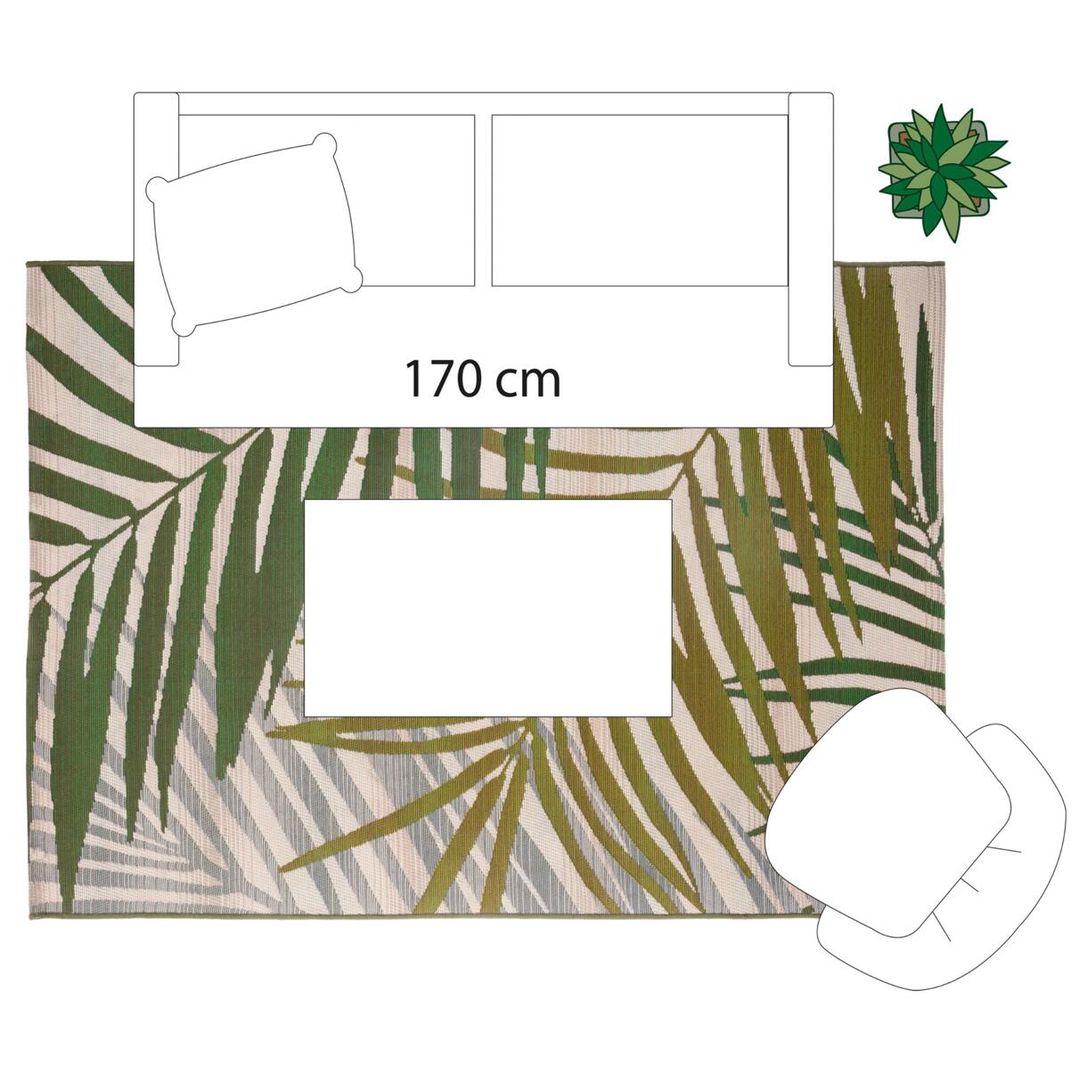 Tapis (230 cm) Tropic Vert 6