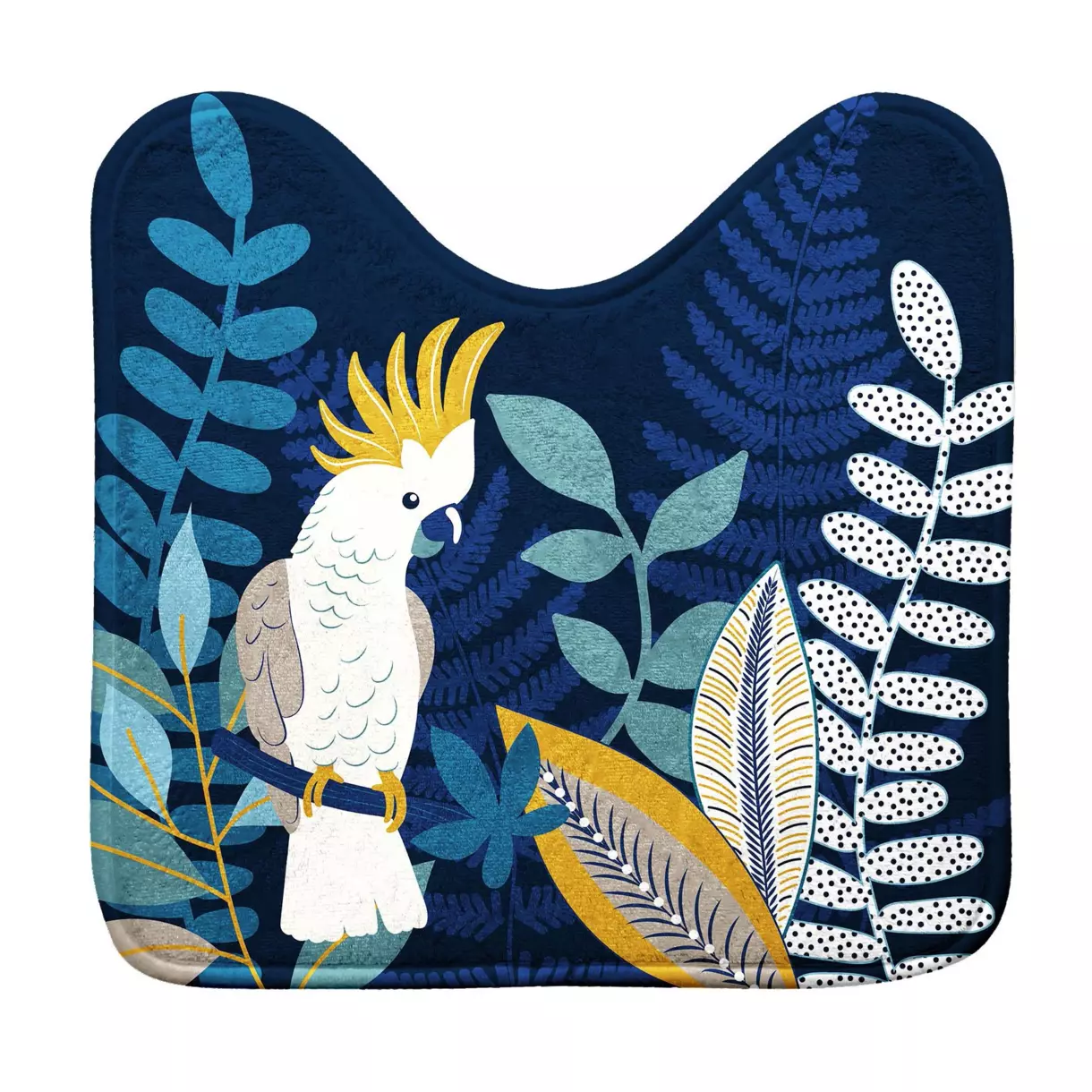 Tapis contour WC Aramis Bleu Bleu 1