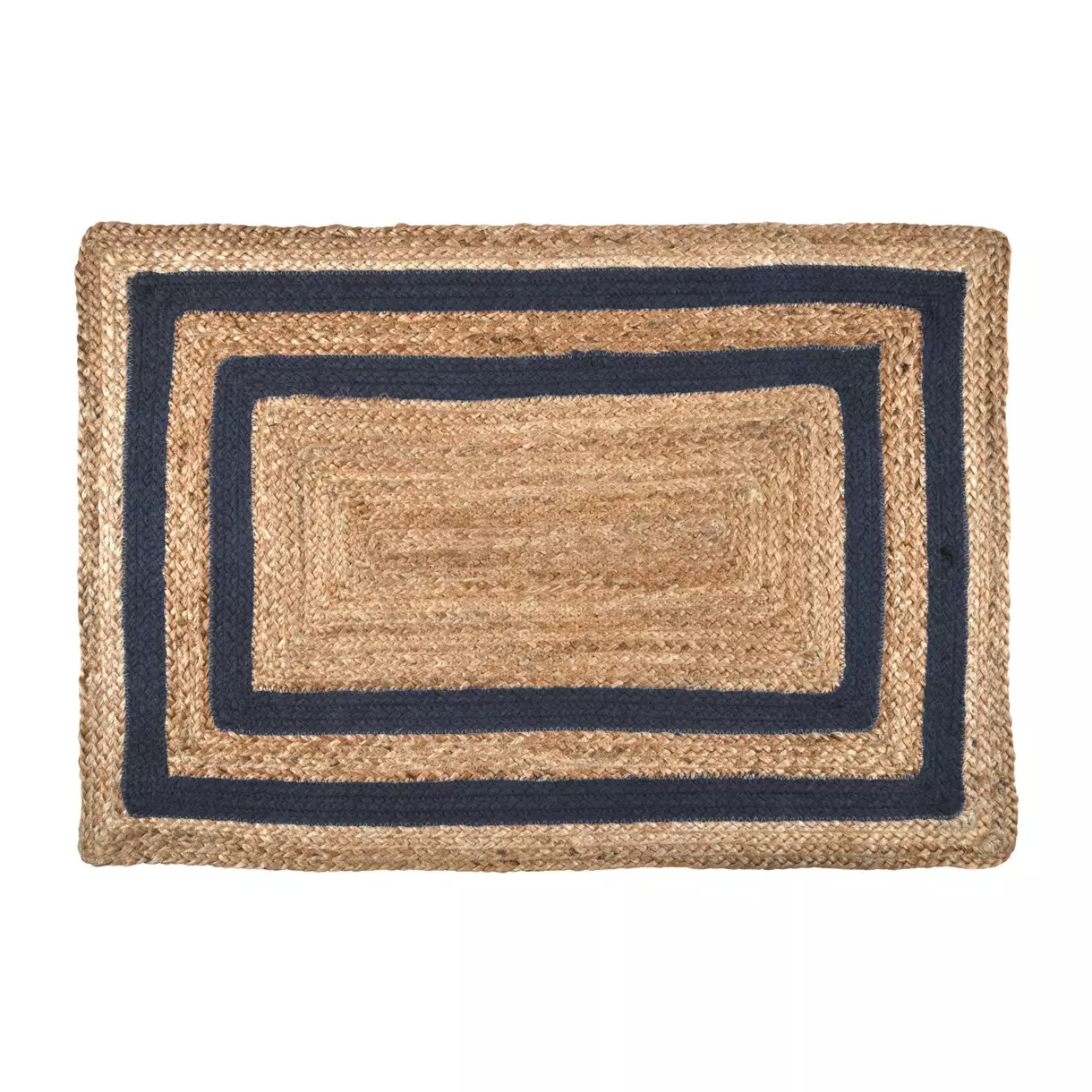 Alfombra yute (90 cm) Berry Negro 1