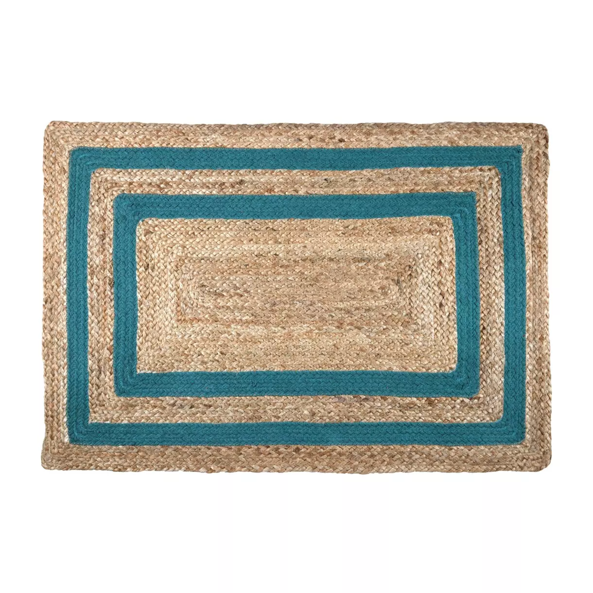 Universele mat jute (90 cm) Berry Smaragdgroen 1