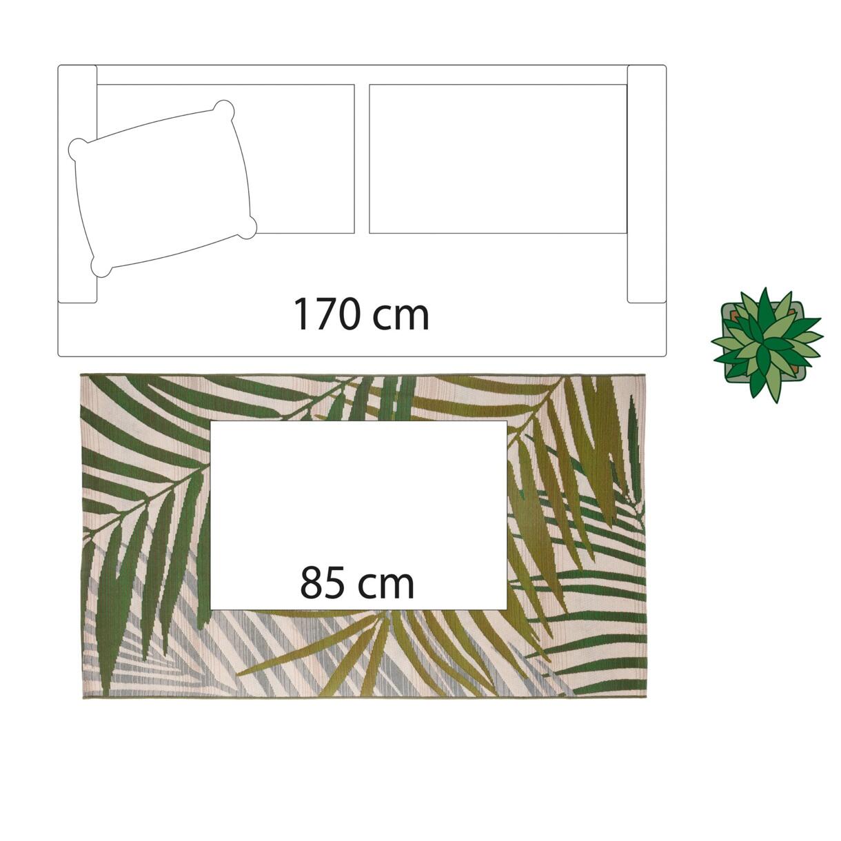 Teppich (150 cm) Tropic Grün 6