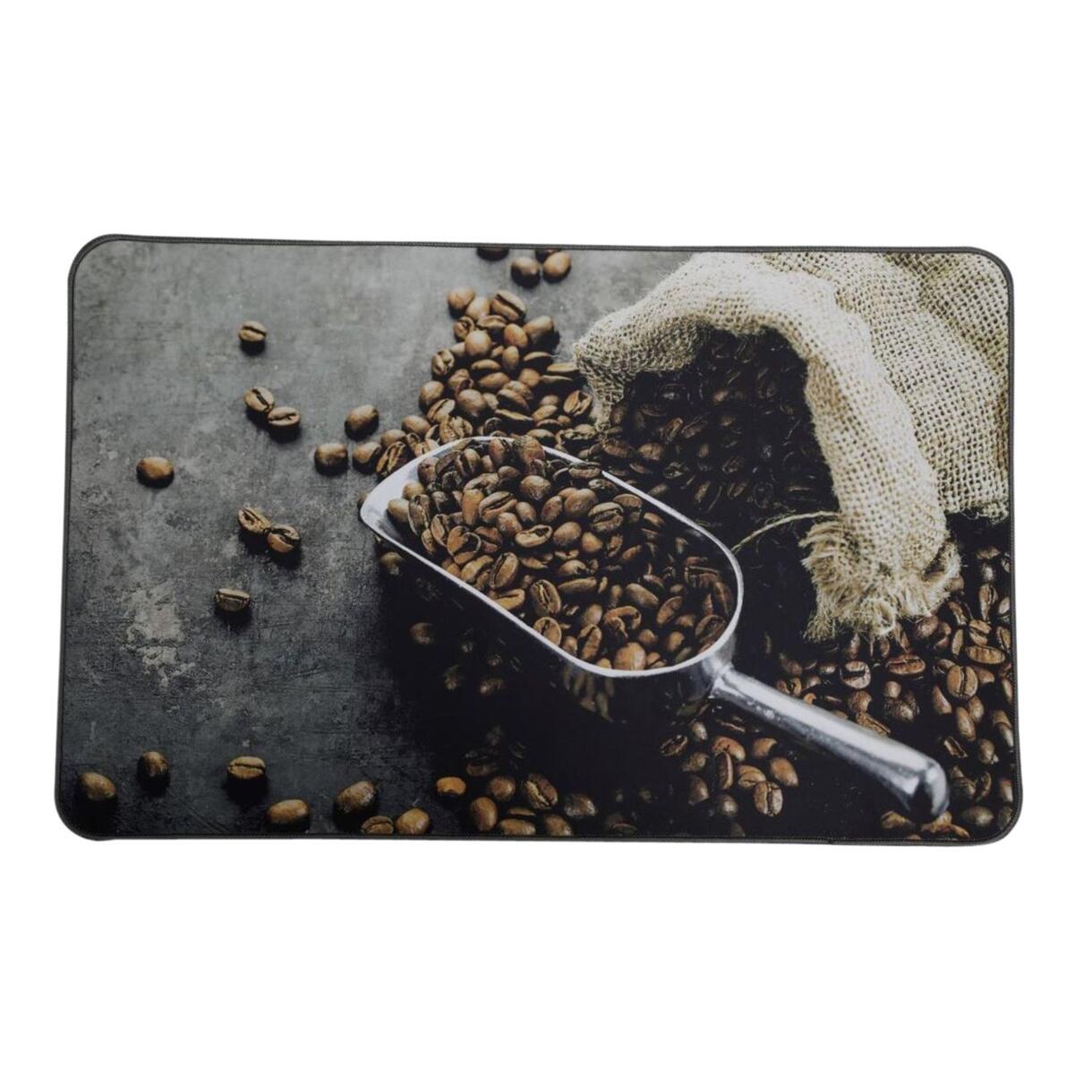 Keukenmat (80 cm) Coffee Time Bruin