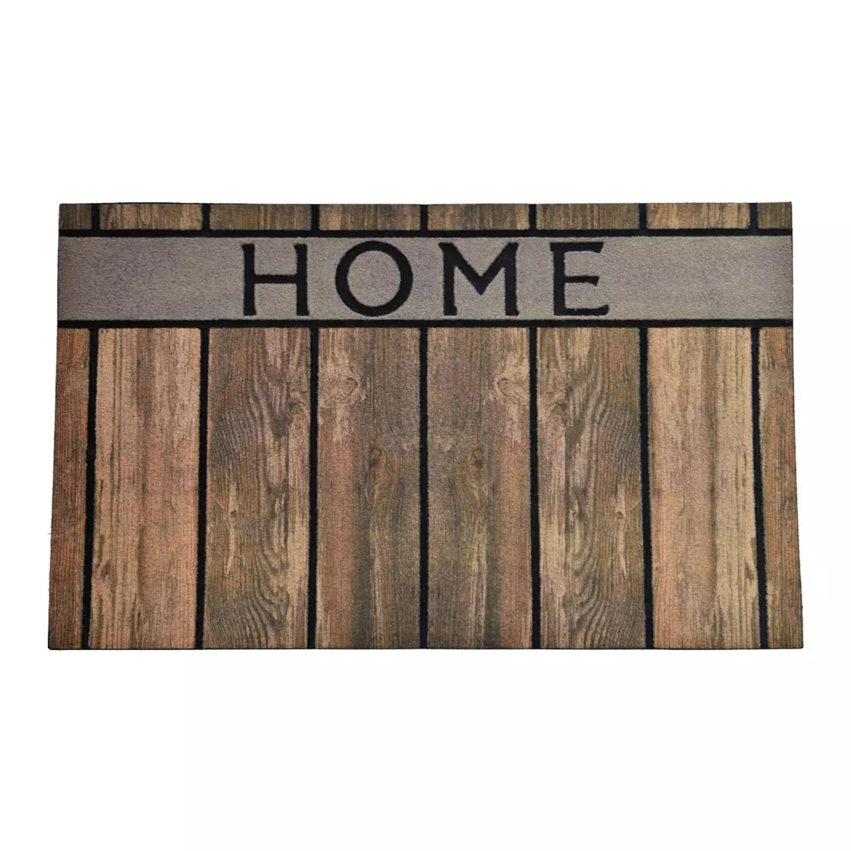 Alfombra para la entrada en caucho (75 cm) Home Marrón 1