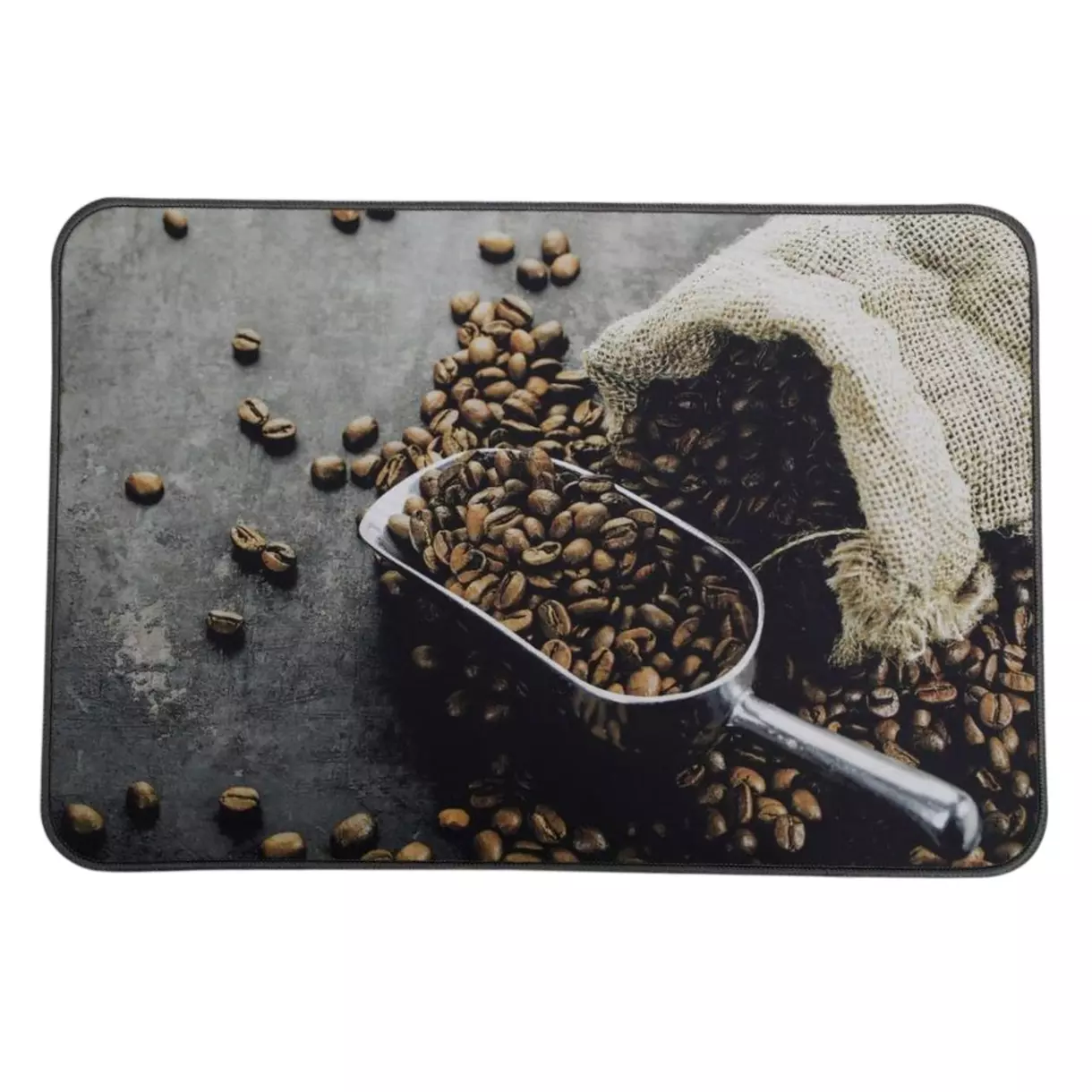 Tapis de cuisine (60 cm) Coffee Time Marron 1