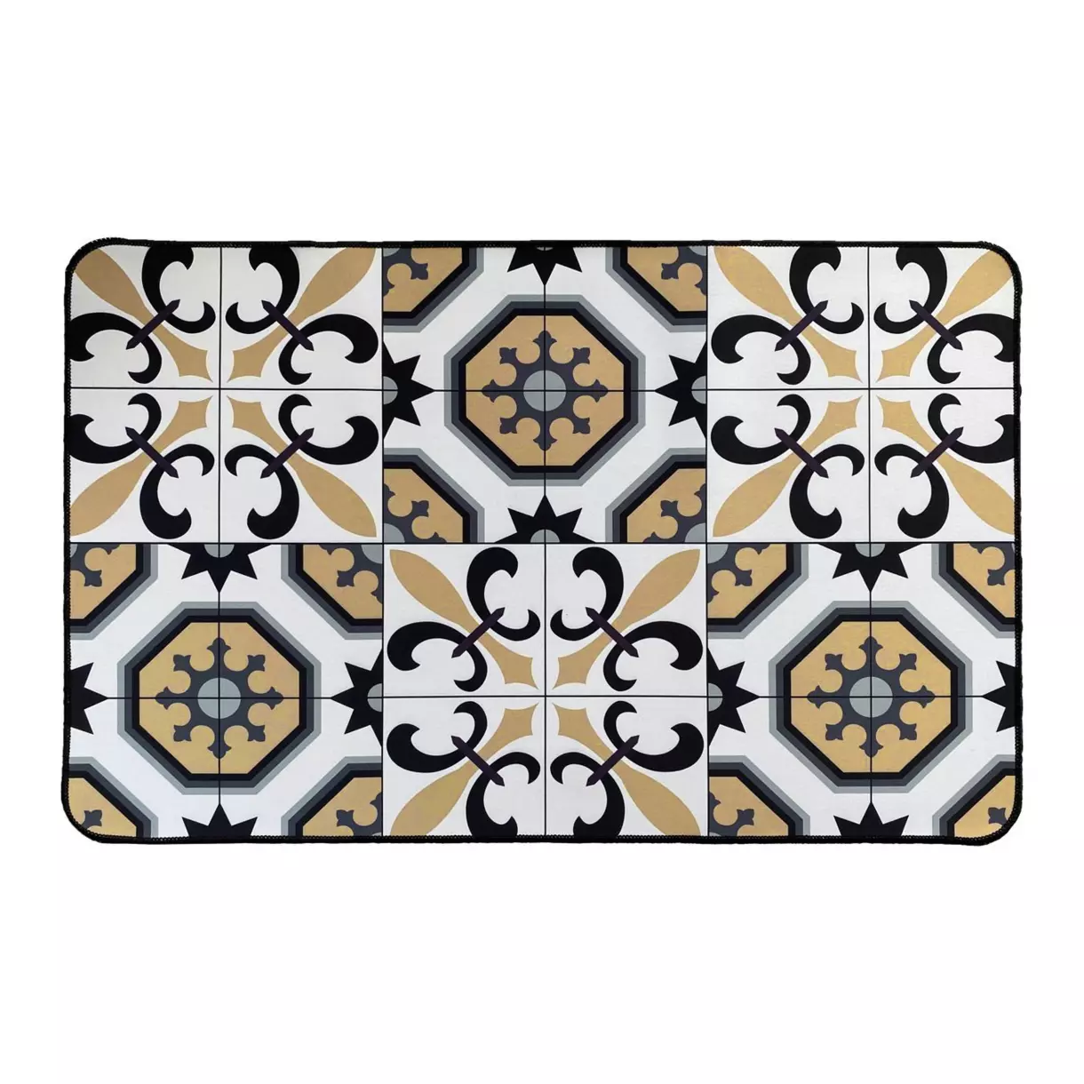 Alfombra para la entrada en caucho (80 cm) Carmen Blanco 1