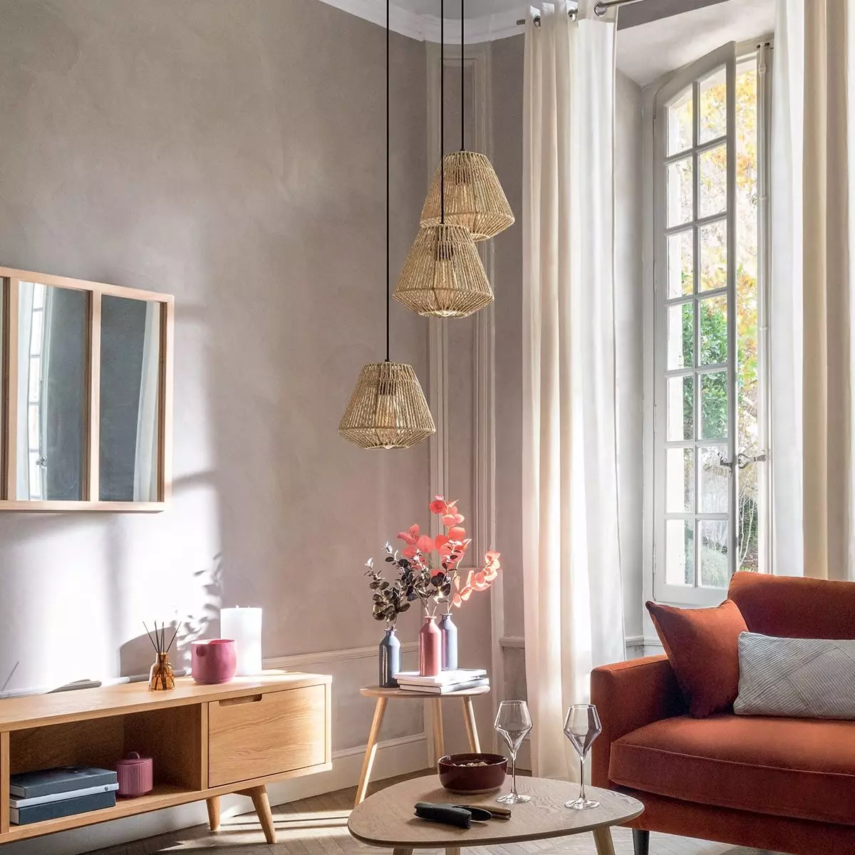 Hanglamp Corde Naturel 1