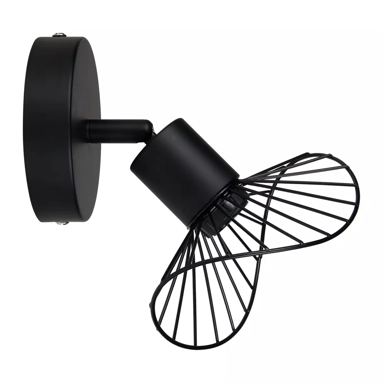 Applique murale Capeline Noire 1
