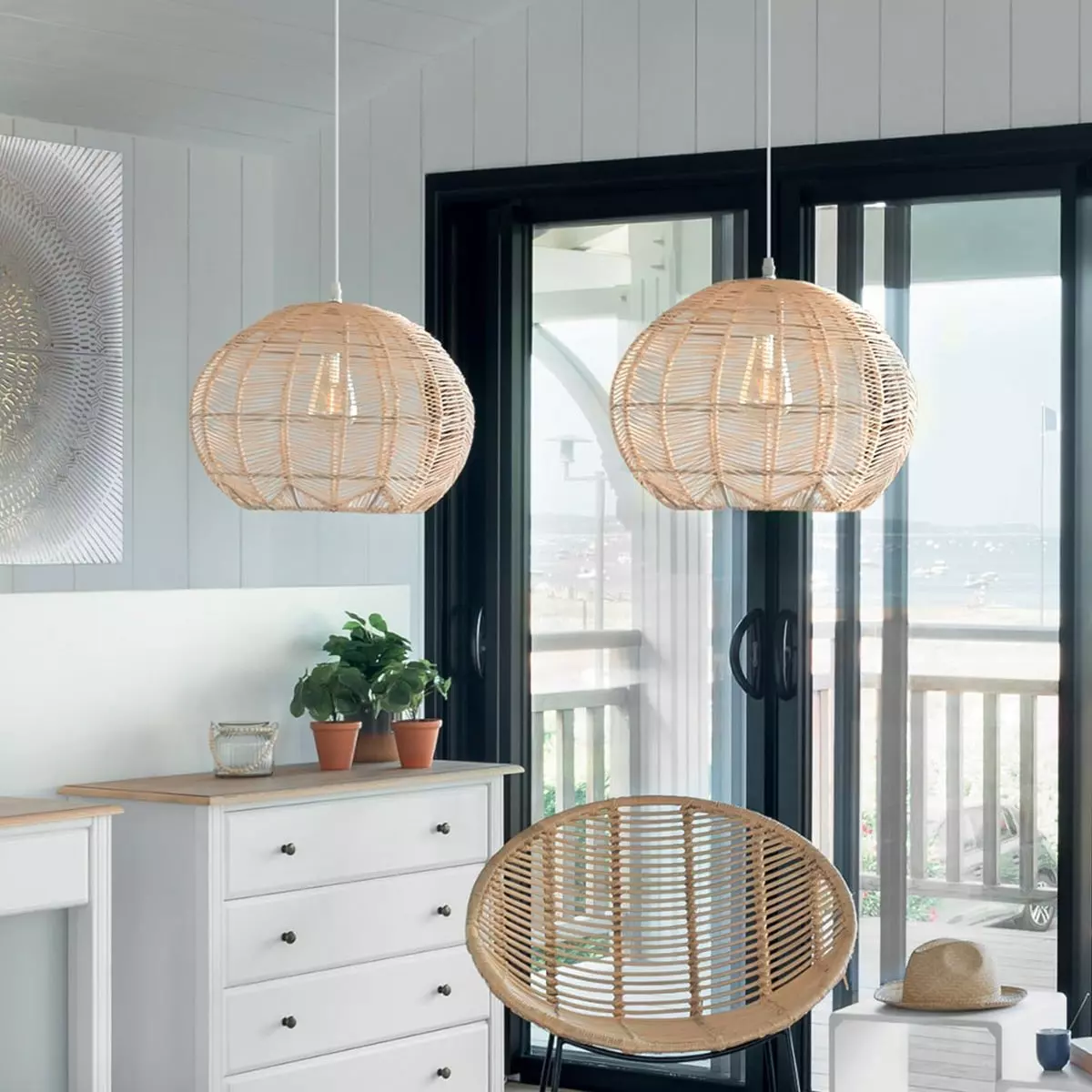 Lampadario Ursa Naturale 1