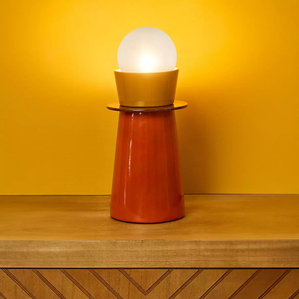 Lampe à poser Kendama Orange 1