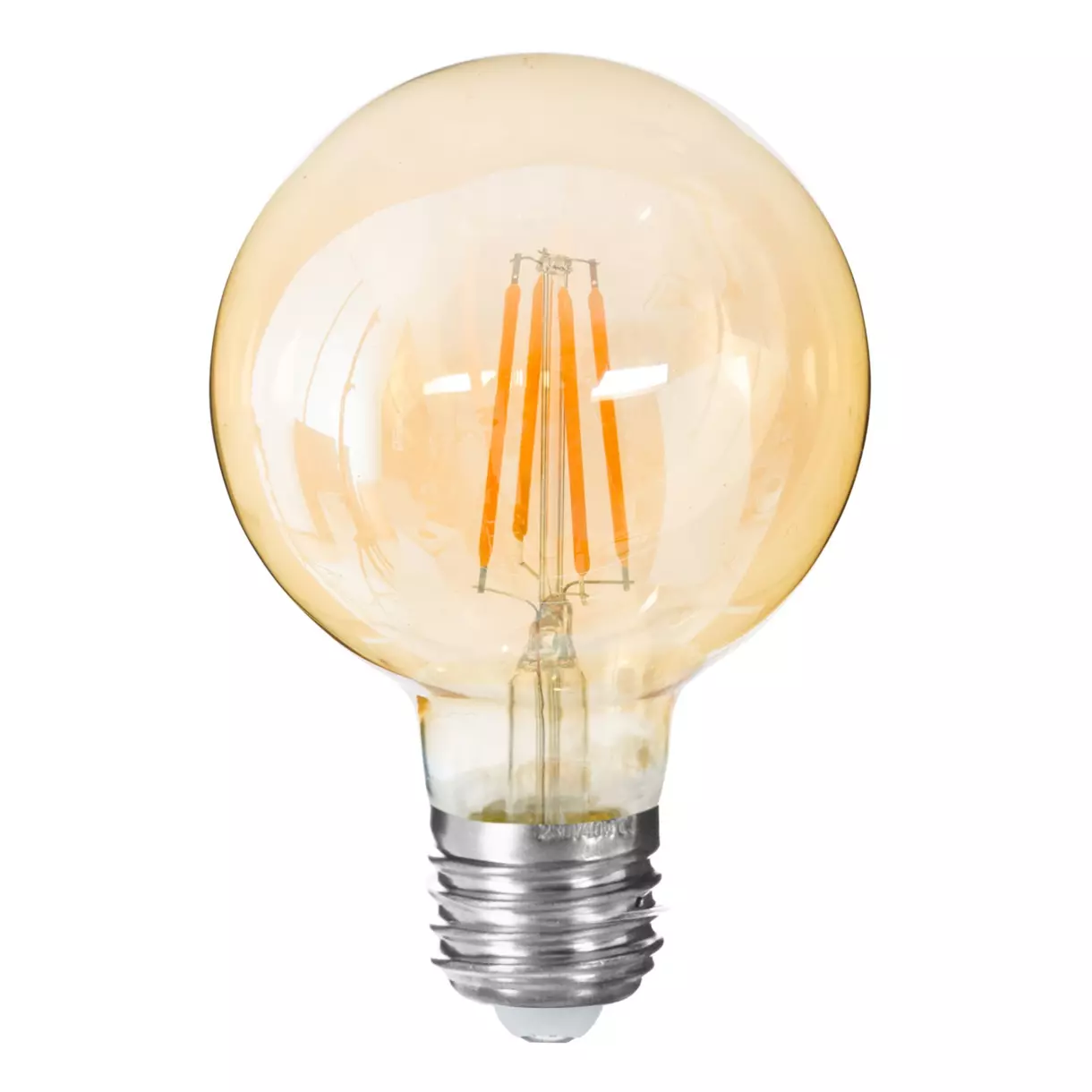 Ampoule lumineuse Globe Ambre 1