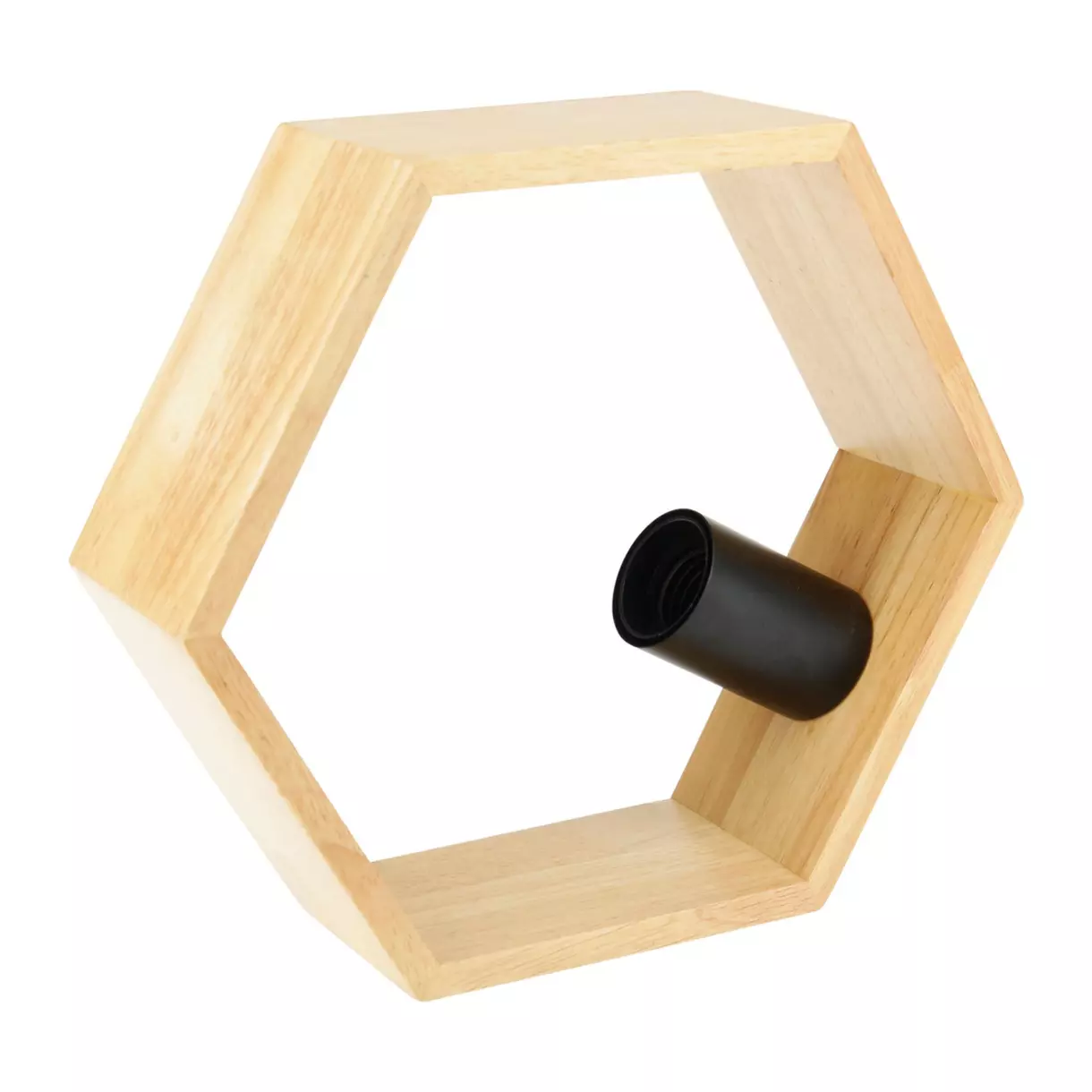 Lampe à poser Hexa Bois Naturel 1