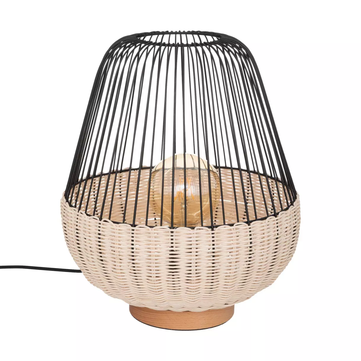 Lámpara de mesa Anea Beige 1