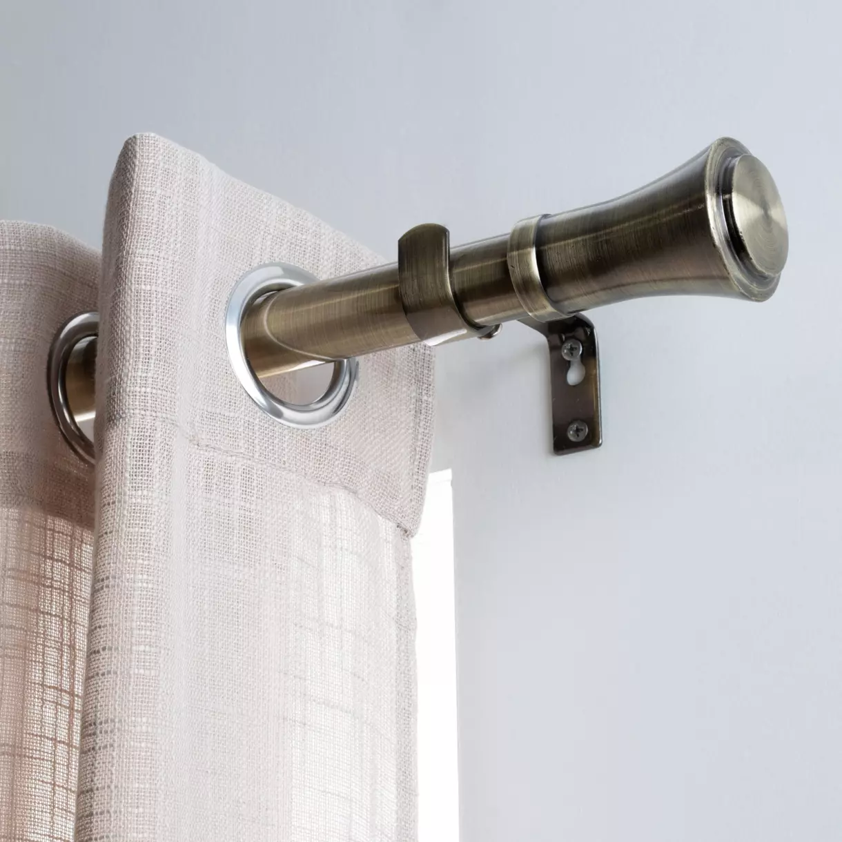 Kit de barra extensible (L120 - L210 cm / D28 mm) Richelieu Bronce 1