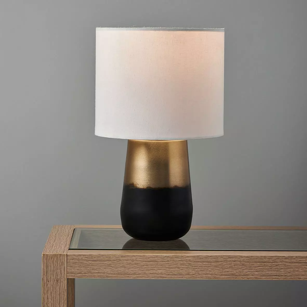 Lampe à poser métal Anaya Noire