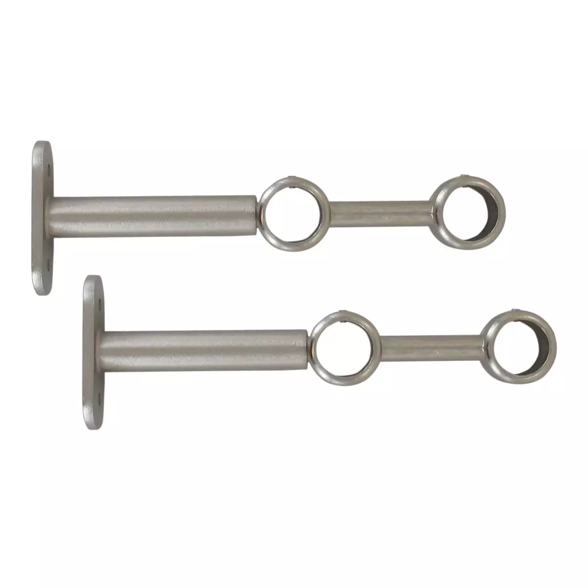 Soporte doble extensible (L150 - L195 / D20 mm) Plata 1