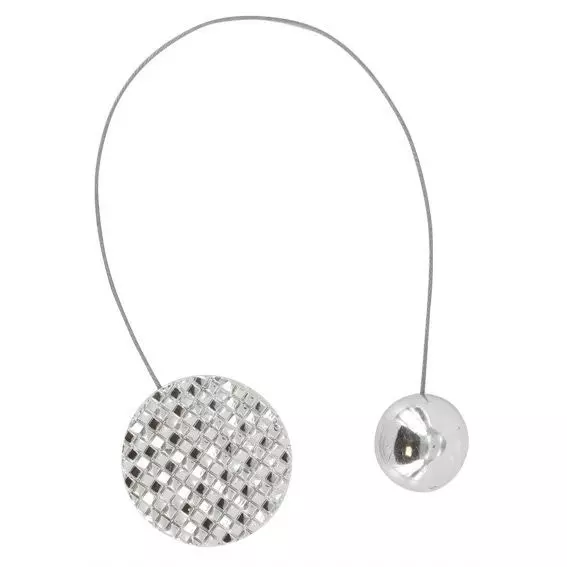 Embrasse rideau Newport Chrome 1