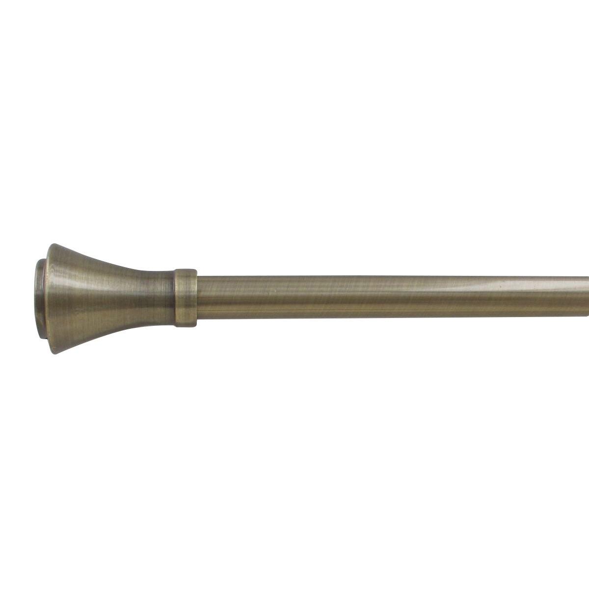 Verlengbare Gordijnroede Kit (L120 - L210 cm/ D19 mm) Brasserie Brons