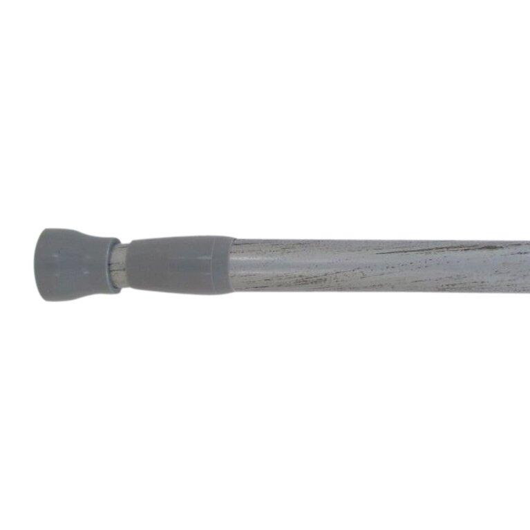 Barra extensible con autobloqueo (L70 - L120 cm / D22 mm) Redondo Gris 1