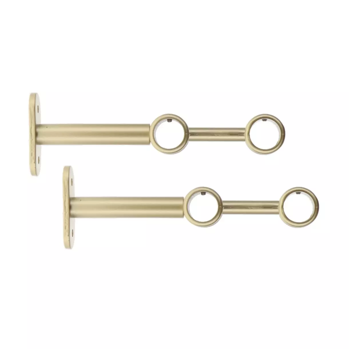 Lot de 2 supports tringles doubles (L150 / D20) Jim Or 1